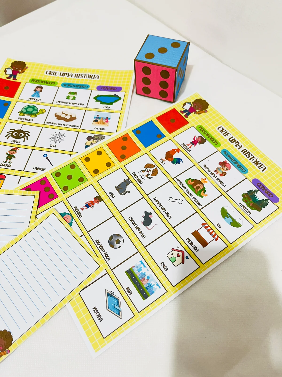 Crie uma História — Um recurso para despertar a imaginação das — Alfabetização para Educação Infantil: Um recurso versátil…