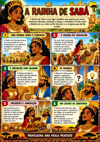 CULTURA E DIVERSIDADE - LENDAS AFRICANAS — amostra 3: Como usar em sala