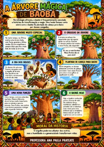 CULTURA E DIVERSIDADE - LENDAS AFRICANAS — amostra 5: Habilidades BNCC