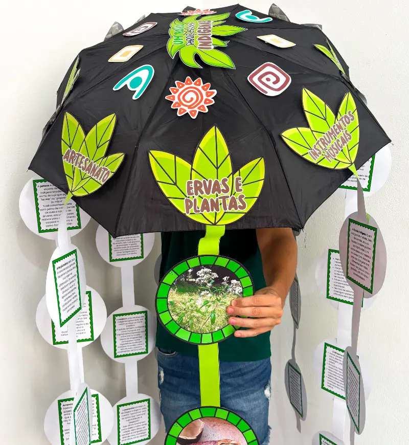 Cultura indígena: guarda-chuva pedagógico em PDF — amostra 3: Como usar em sala de aula
