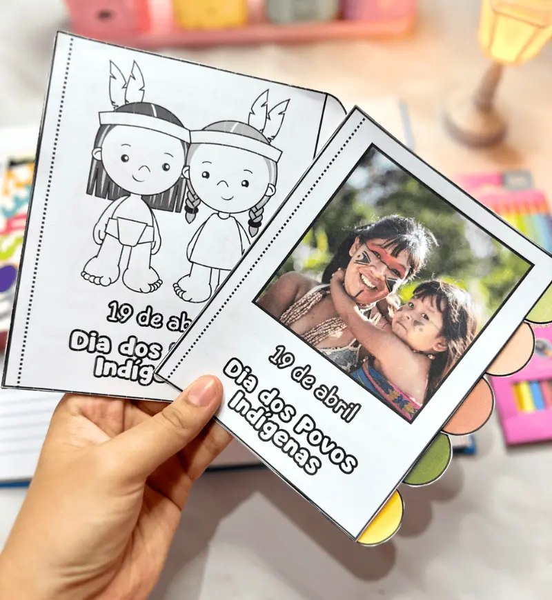 Cultura indígena: livrinho interativo em PDF para imprimir — Atividades para Educação Infantil: Explore a cultura indígena…