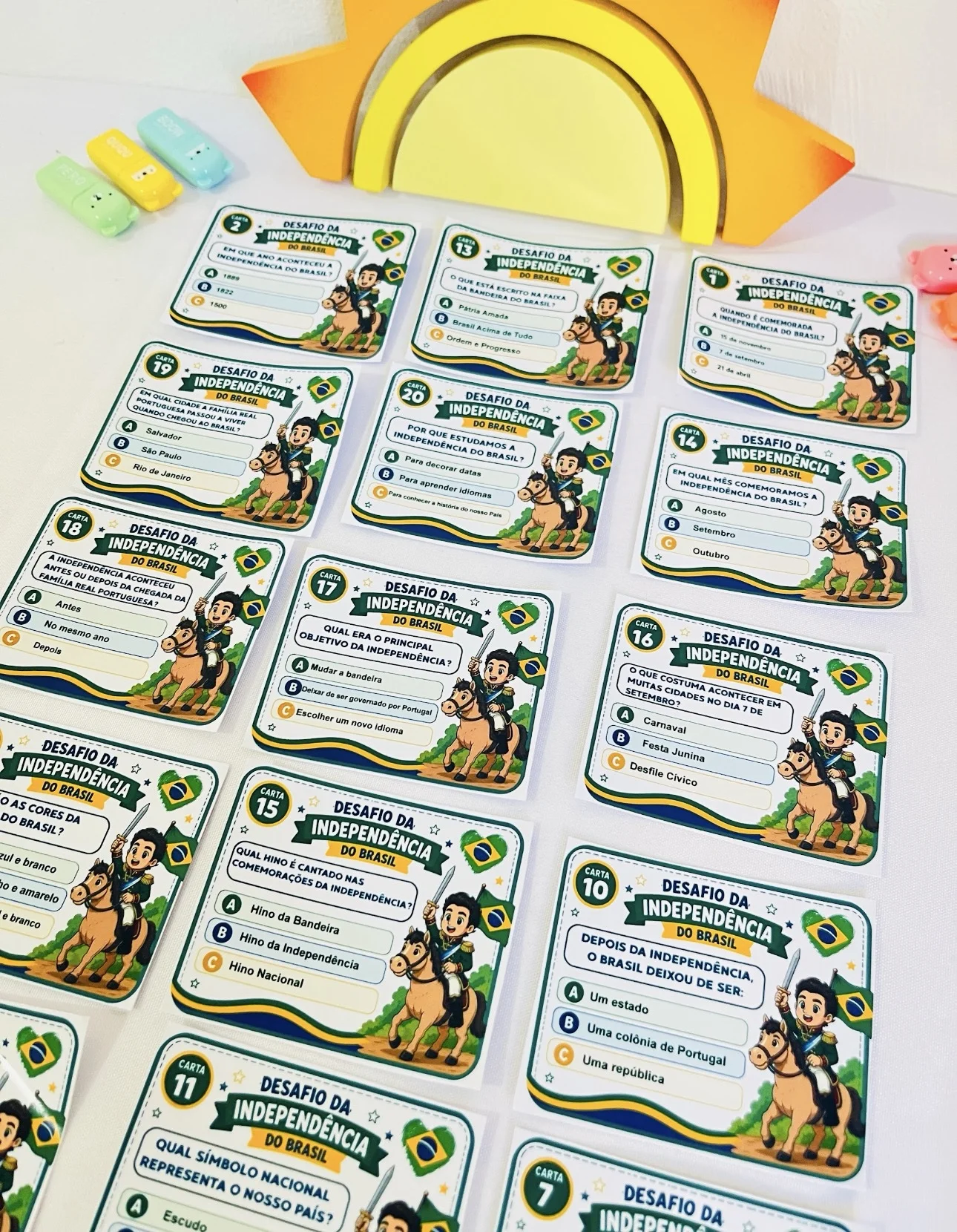 Curiosidades independência do Brasil — amostra 1: 🇧🇷 DESAFIO DA INDEPENDÊNCIA DO BRASIL 🇧🇷 Transforme a aula de…