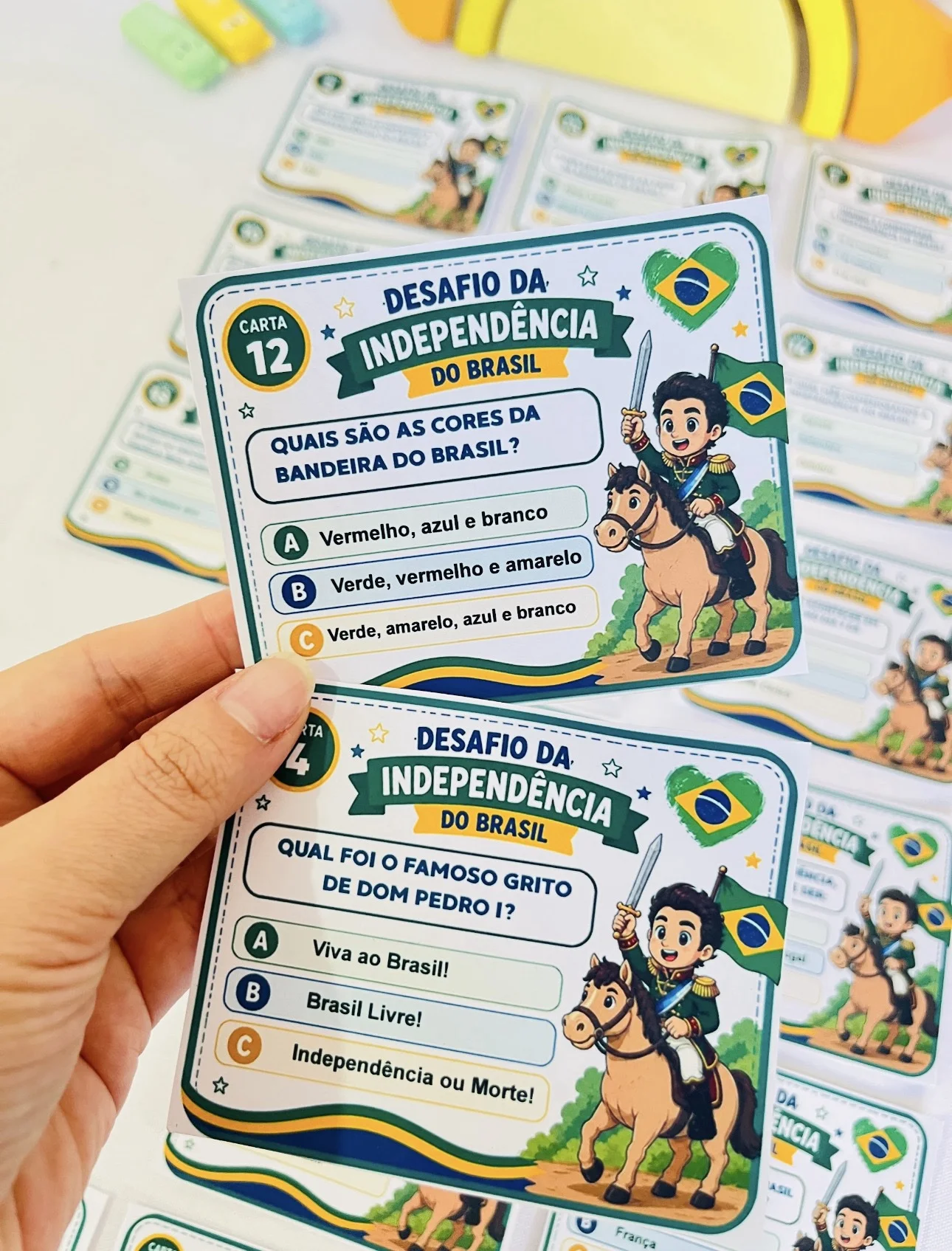 Curiosidades independência do Brasil — amostra 2: 🇧🇷 DESAFIO DA INDEPENDÊNCIA DO BRASIL 🇧🇷 Transforme a aula de…