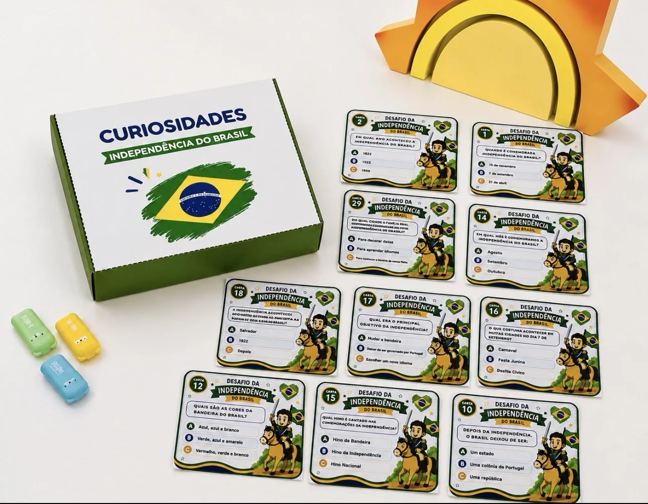 Curiosidades independência do Brasil — Datas comemorativas para Todas as séries: 🇧🇷 DESAFIO DA INDEPENDÊNCIA DO BRASIL…
