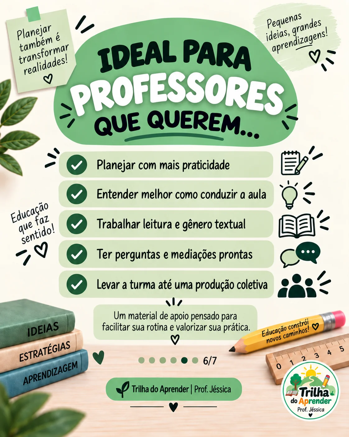 Currículo em Ação na Prática – Aula 06 | LP 3bim — amostra 2: Aula 06 de Língua Portuguesa 3° bimestre, já planejada, com…