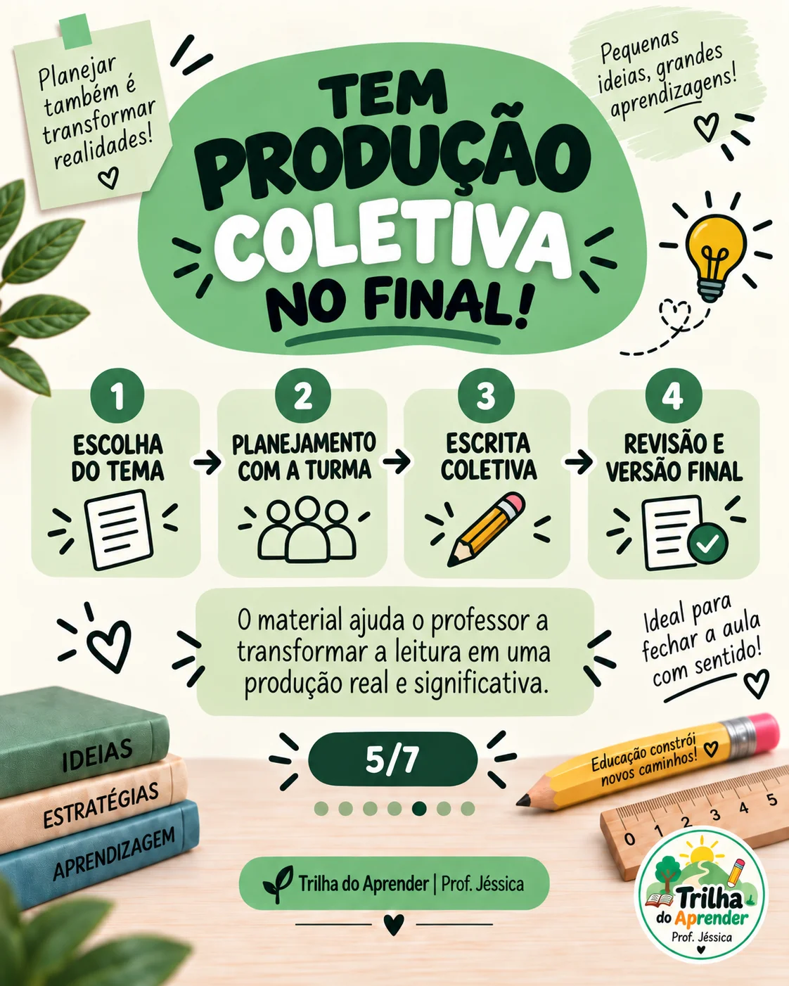 Currículo em Ação na Prática – Aula 06 | LP 3bim — amostra 5: Aula 06 de Língua Portuguesa 3° bimestre, já planejada, com…
