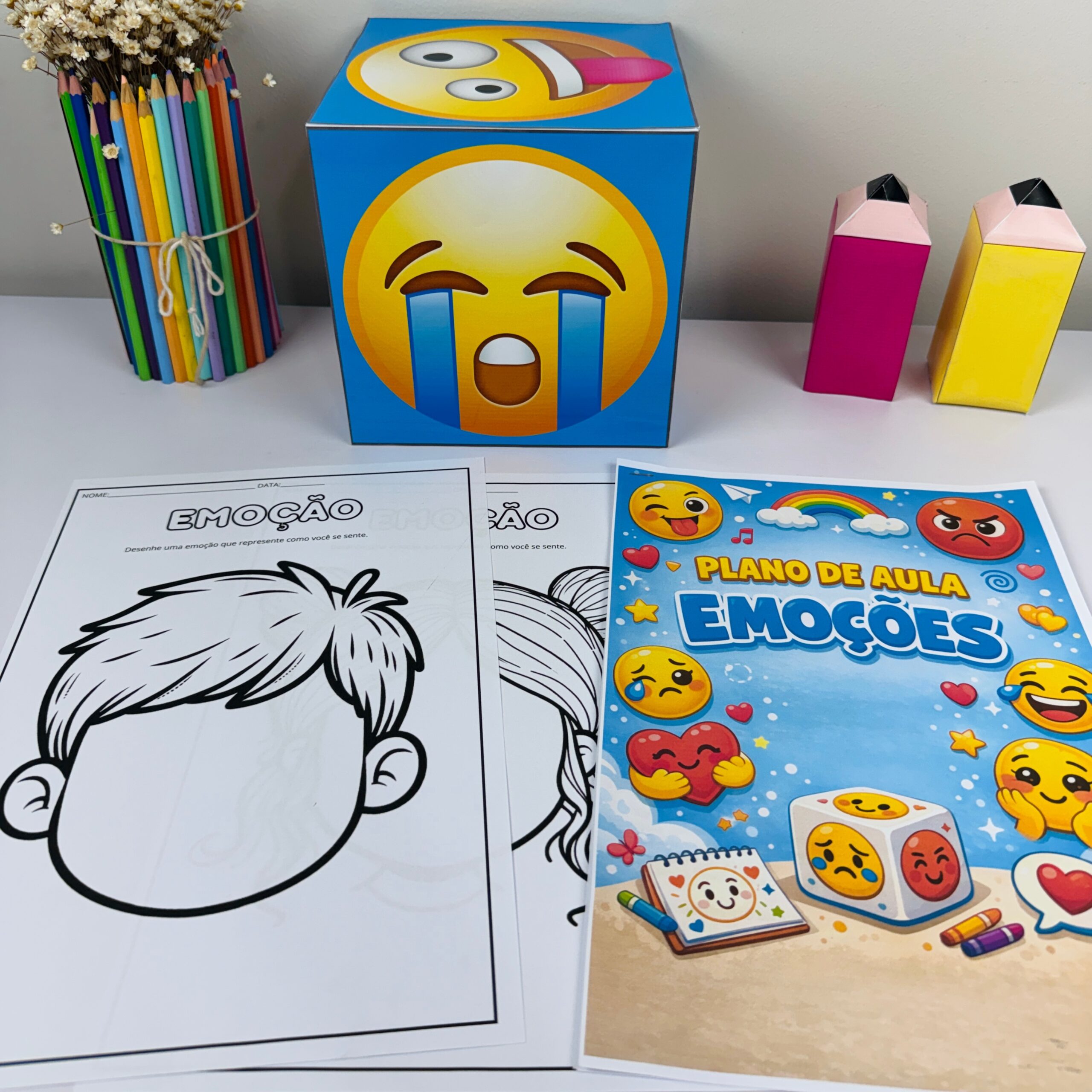 Dados das emoções – PDF para Imprimir | Educação Infantil — Atividades para Educação Infantil: Um material completo e…