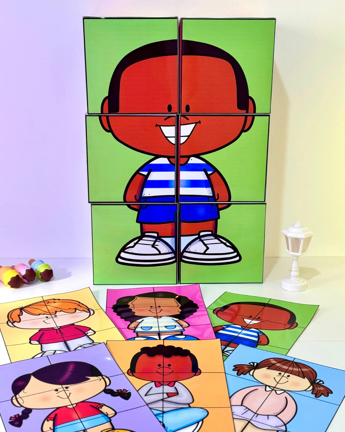 Dados Quebra-Cabeça – PDF para Imprimir | Educação Infantil — amostra 2: Sobre o Dados Quebra-Cabeça
