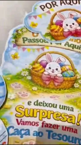 Datas comemorativas- Caça ao Tesouro da Páscoa — amostra 5: 🥰A Caça ao Tesouro de Páscoa é uma atividade interativa que…