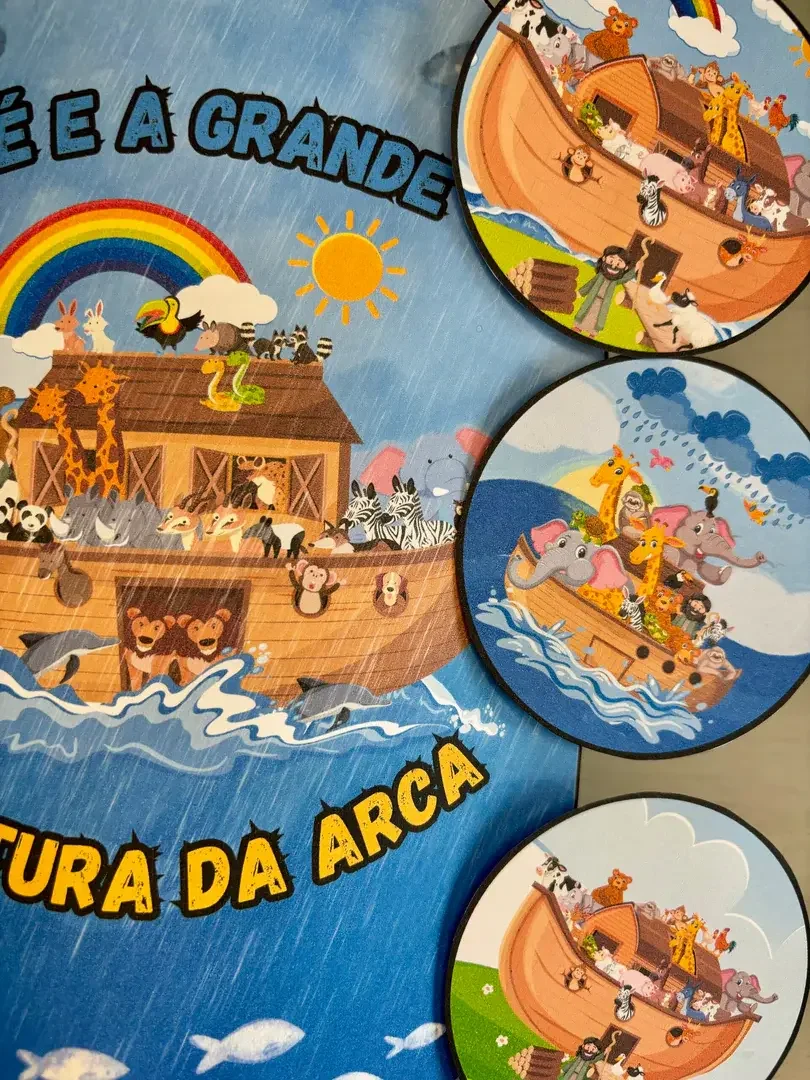 Davi e Golias e a Arca de Noé - Histórias Bíblicas Ilustradas em PDF — amostra 2: O recurso "Davi, o Pequeno Herói" foi…