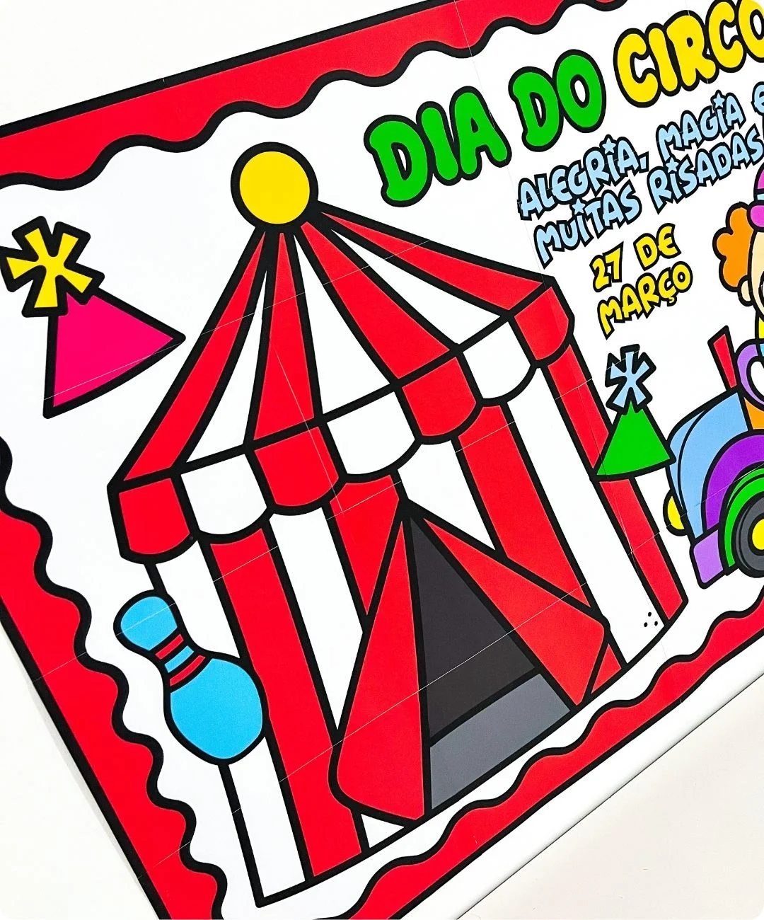 Decoração de circo para imprimir — amostra 4: Para quais turmas é indicado