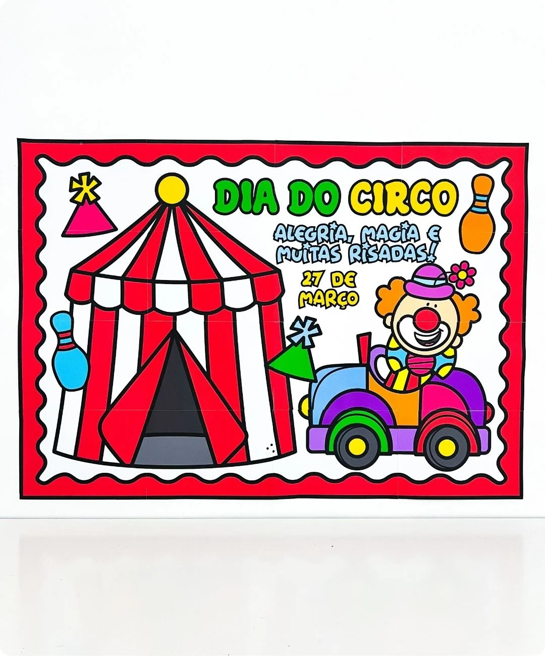 Decoração de circo para imprimir — capa do material
