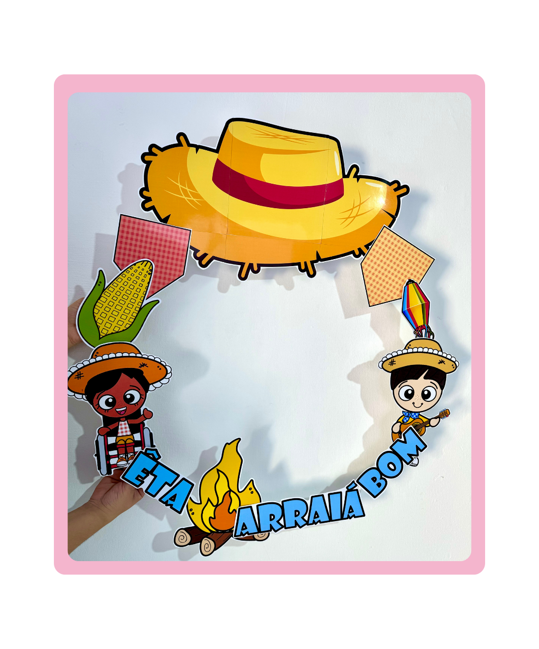 Decoração de festa junina para imprimir e montar no bambolê — Datas comemorativas para Todas as séries: Prepare um cantinho…