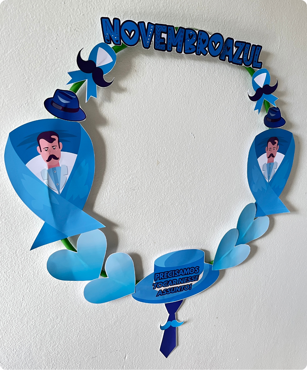 Decoração de Novembro Azul para imprimir — amostra 4: Para quem este recurso é indicado