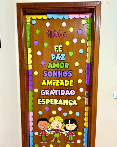Decoração de Porta de Natal para Anos Iniciais do Ensino Fundamental — capa do material