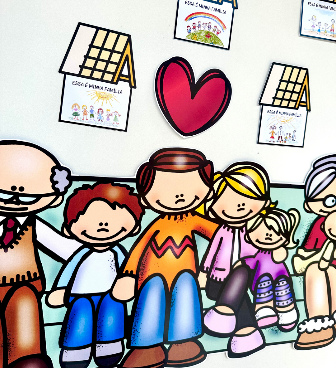Decoração de Porta Dia da Família em PDF para Imprimir — amostra 5: Prepare a porta da sala para o Dia Internacional da…