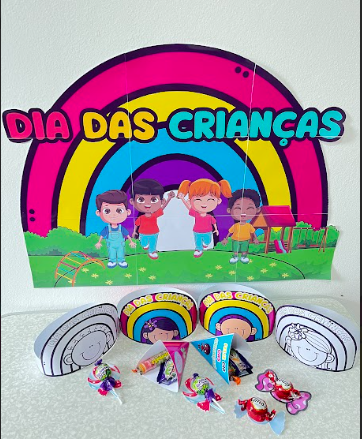 Decoração / painel dia das crianças – Material Pedagógico — capa do material