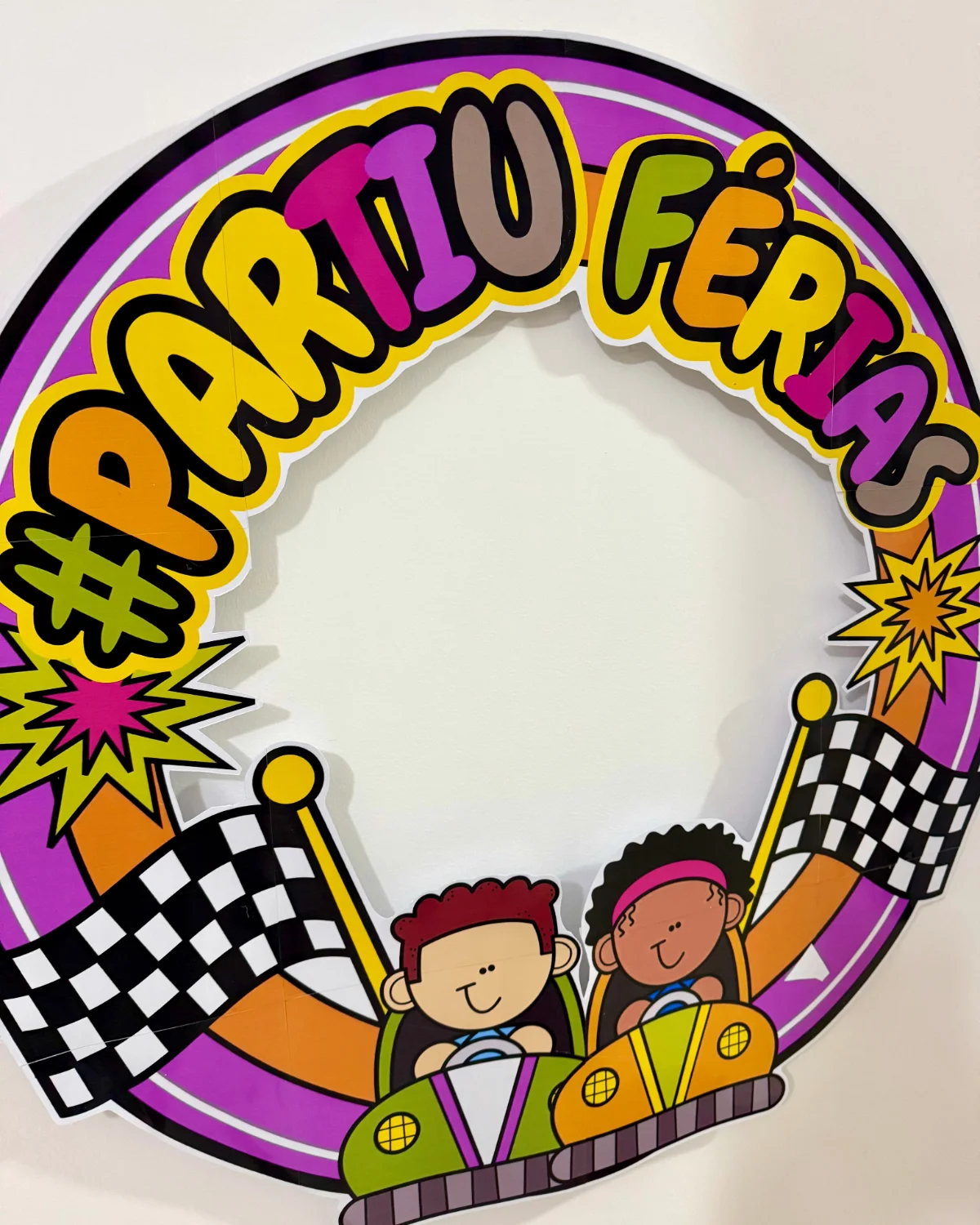 Decoração para Bambolê PartiuFérias – Cenário para Fotos e Recordações — amostra 1: Celebre a chegada das férias com uma…