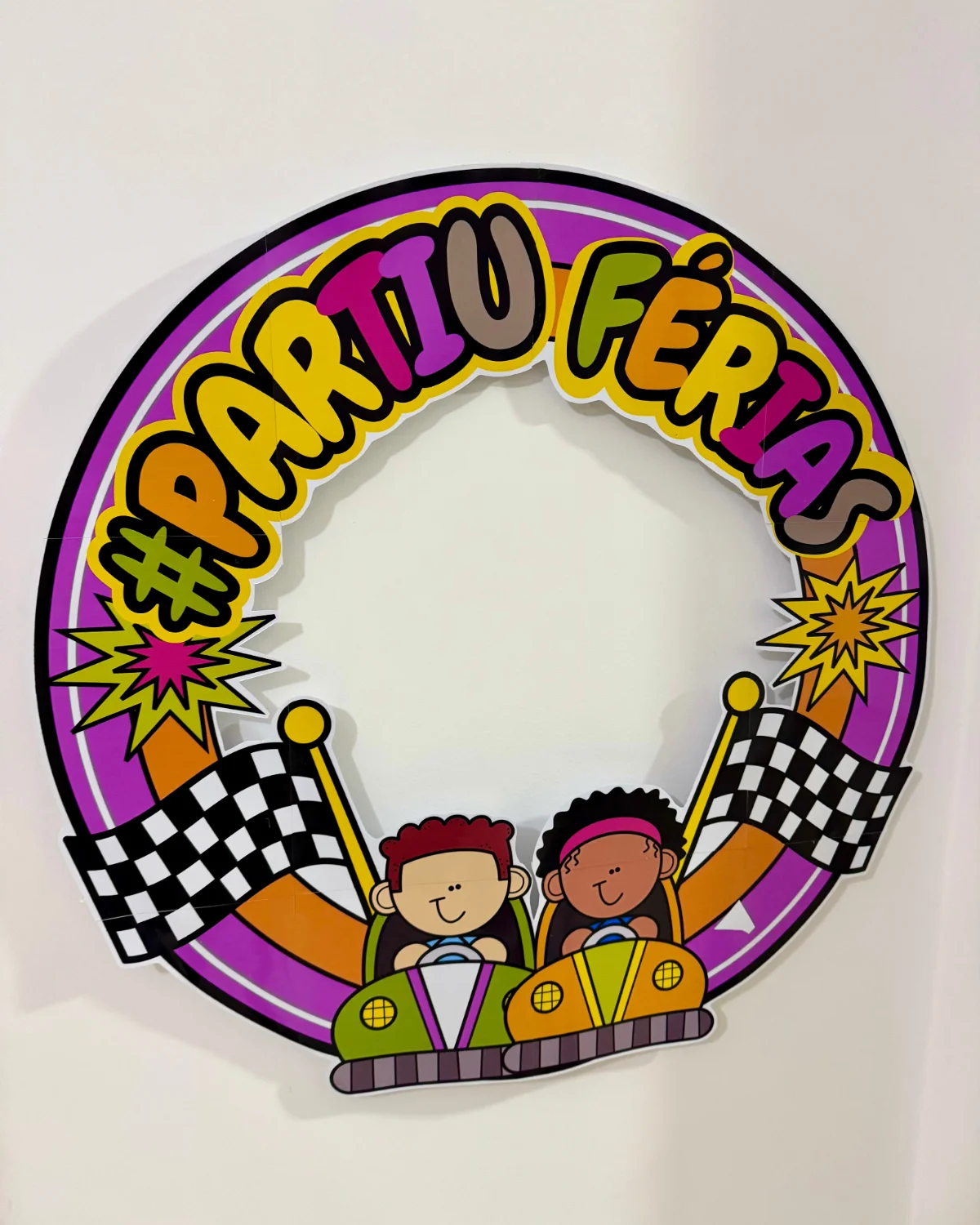 Decoração para Bambolê PartiuFérias – Cenário para Fotos e Recordações — amostra 2: Celebre a chegada das férias com uma…