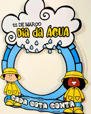 Decoração para Bambolê tema “Dia da Água” — amostra 4: Decoração para Bambolê tema “Dia da Água” ideal para turmas da…