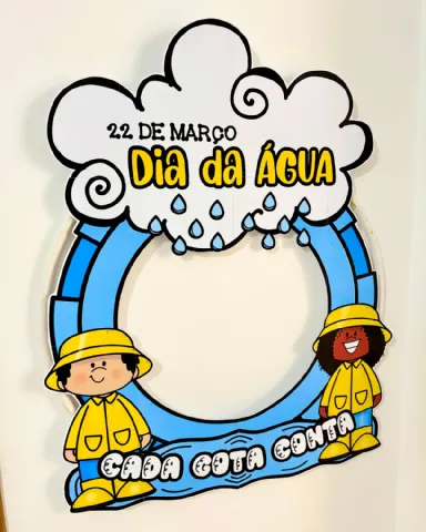 Decoração para Bambolê tema “Dia da Água” — amostra 6: Decoração para Bambolê tema “Dia da Água” ideal para turmas da…
