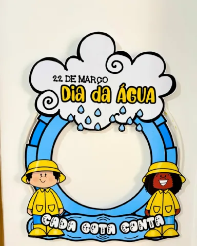 Decoração para Bambolê tema “Dia da Água” — capa do material