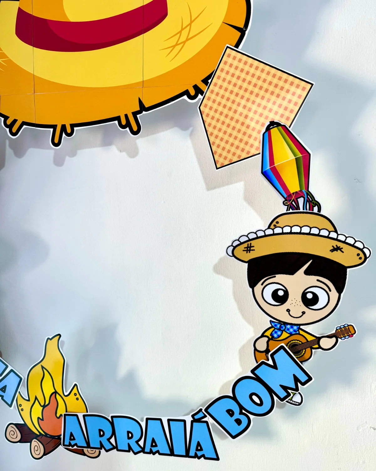 DECORAÇÃO PARA BAMBOLÊ — TEMA FESTA JUNINA — amostra 4: A Decoração para Bambolê é um recurso visual desenvolvido para…