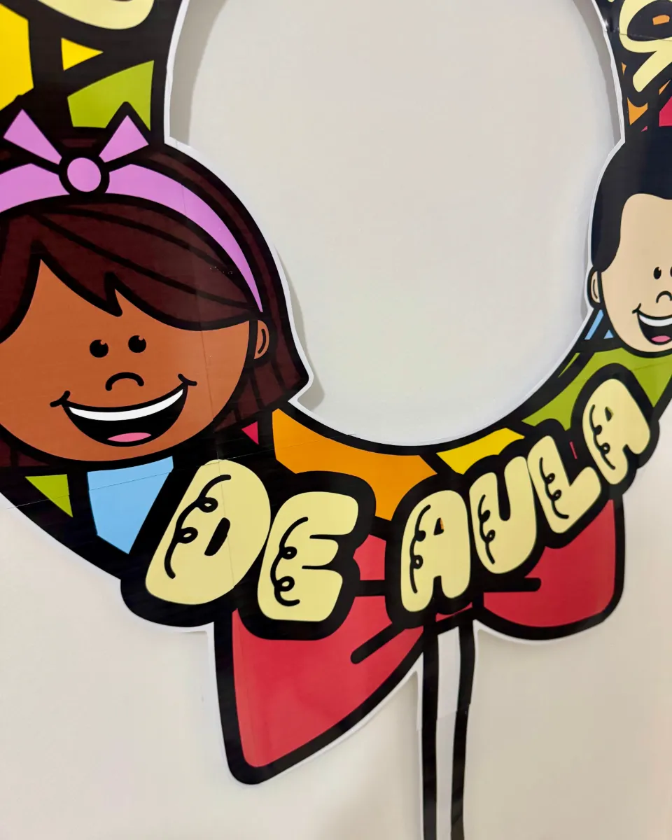 Decoração para Bambolê Último Dia de Aula — amostra 7: Proposta linda para fotos de final de ano, pode ser utilizado em…
