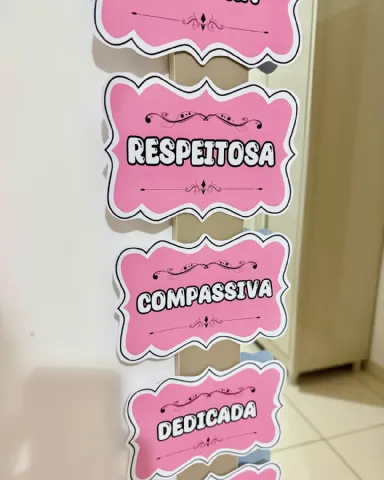 Decoração para espelho tema “Dia da Mulher”. — amostra 7: O material vai ilustrado e ampliado, em PDF pronto para impressão
