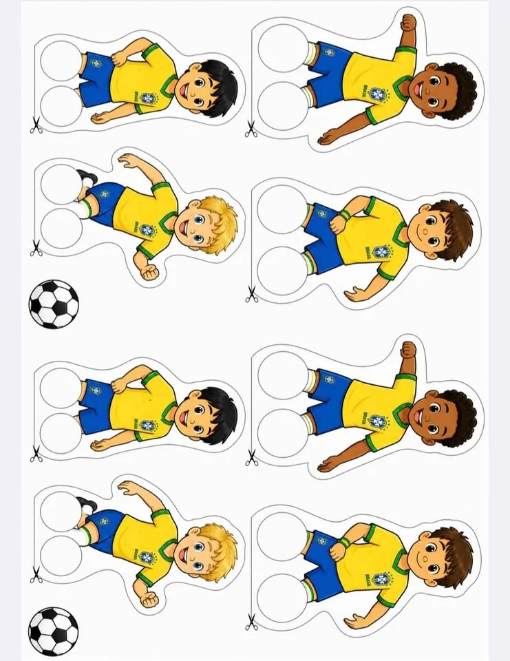 Dedoches Jogadores Copa do Mundo — amostra 6: A emoção da Copa do Mundo vai entrar em campo na sua casa ou na sua sala de…