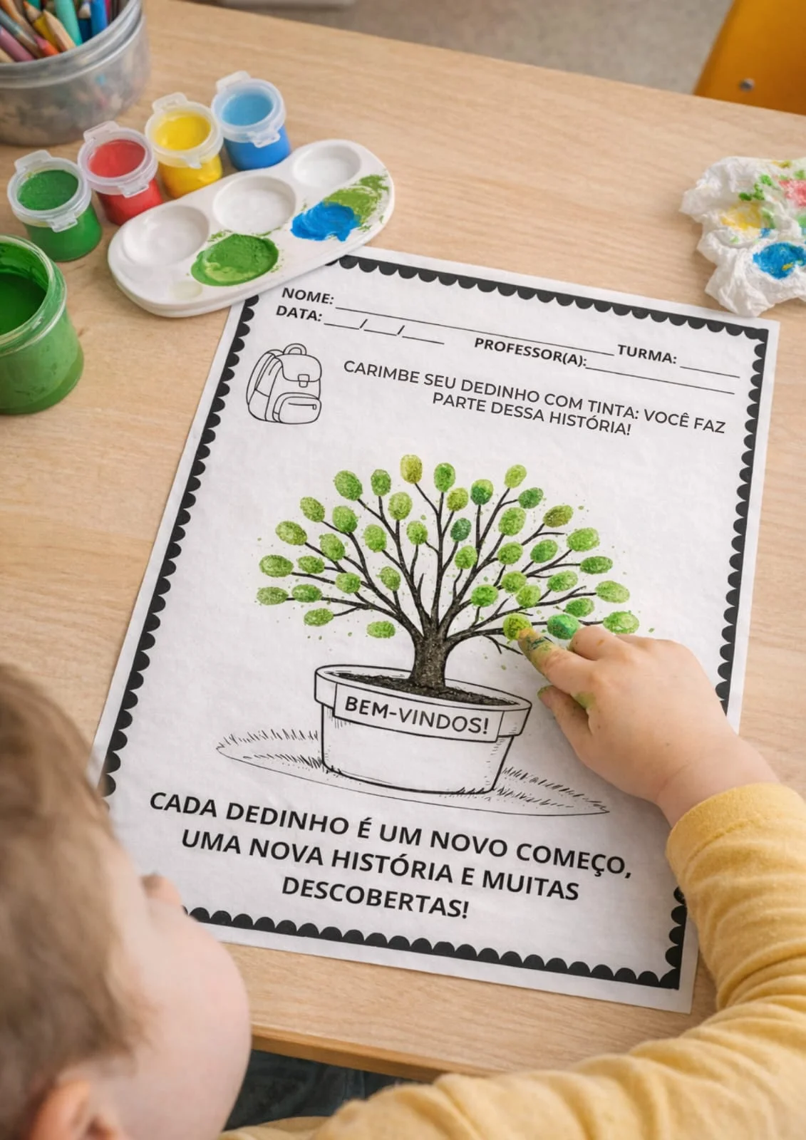 Deixando Minha Marquinha-Volta às Aulas — Datas comemorativas para Educação Infantil: Uma atividade afetiva e interativa…