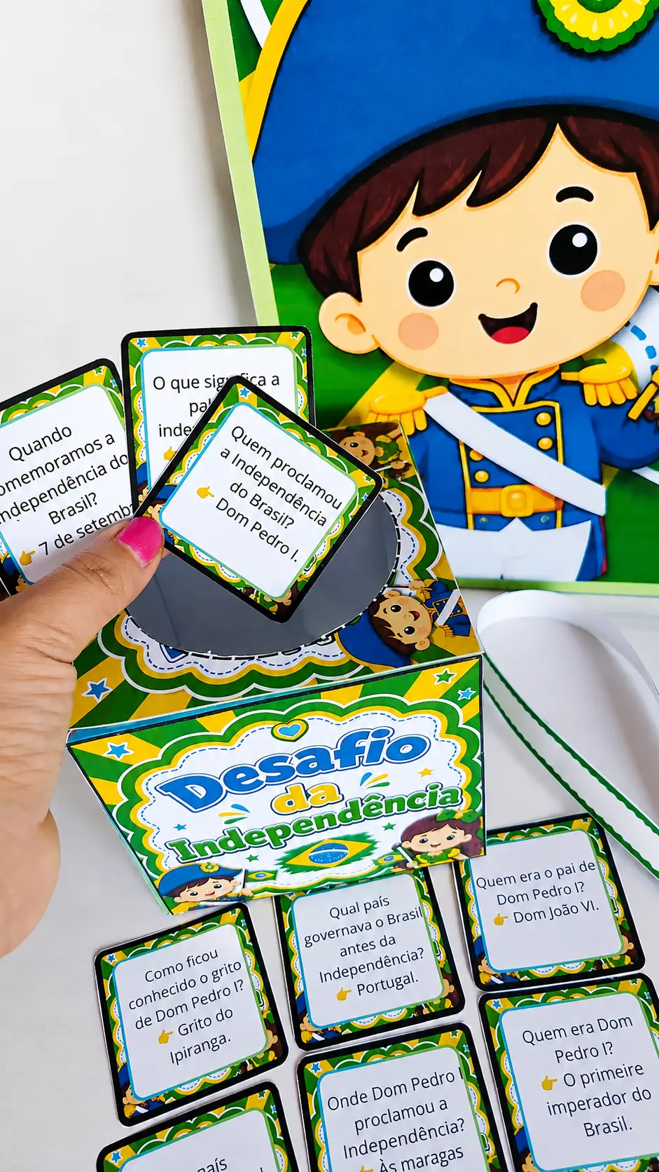 Desafio da Independência do Brasil – Jogo 7 de Setembro — amostra 4: Recurso lúdico sobre a Independência do Brasil com…