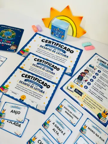 Desafio da Leitura – Atividades de Leitura de Palavras e Frases para Alfabetização — amostra 1: Transforme a prática da…
