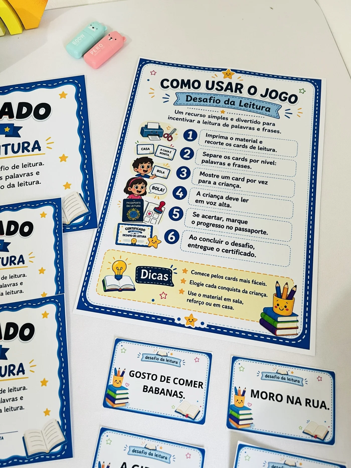 Desafio da leitura — amostra 3: 📚✨ DESAFIO DA LEITURA Transforme o momento da leitura em uma experiência divertida e…