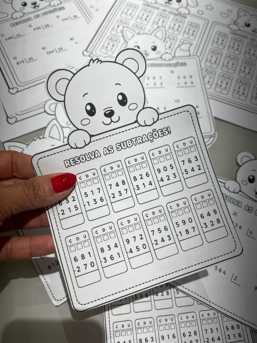 Desafio das 4 Operações Matemáticas - 3° ao 5° ano — amostra 5: O Desafio das 4 Operações foi preparado especialmente para…