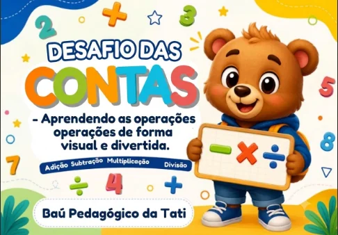 DESAFIO DAS CONTAS | Atividades de Matemática com as 4 Operações — amostra 3: Atividades visuais de adição, subtração,…