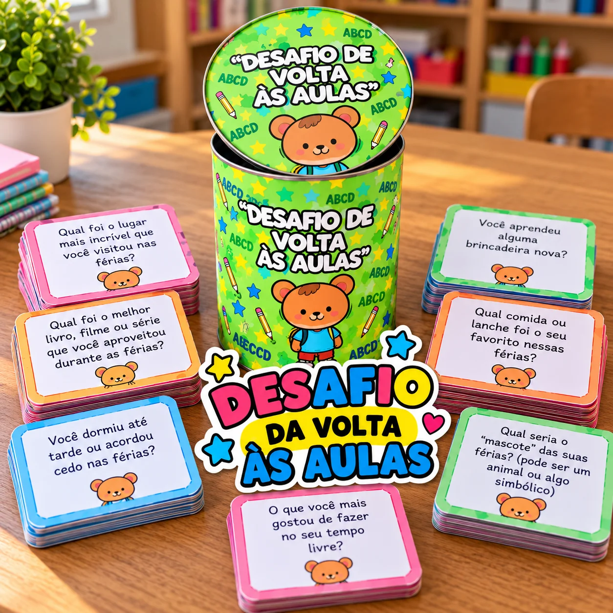 Desafio de Volta às Aulas: Jogo de Perguntas e Integração — capa do material