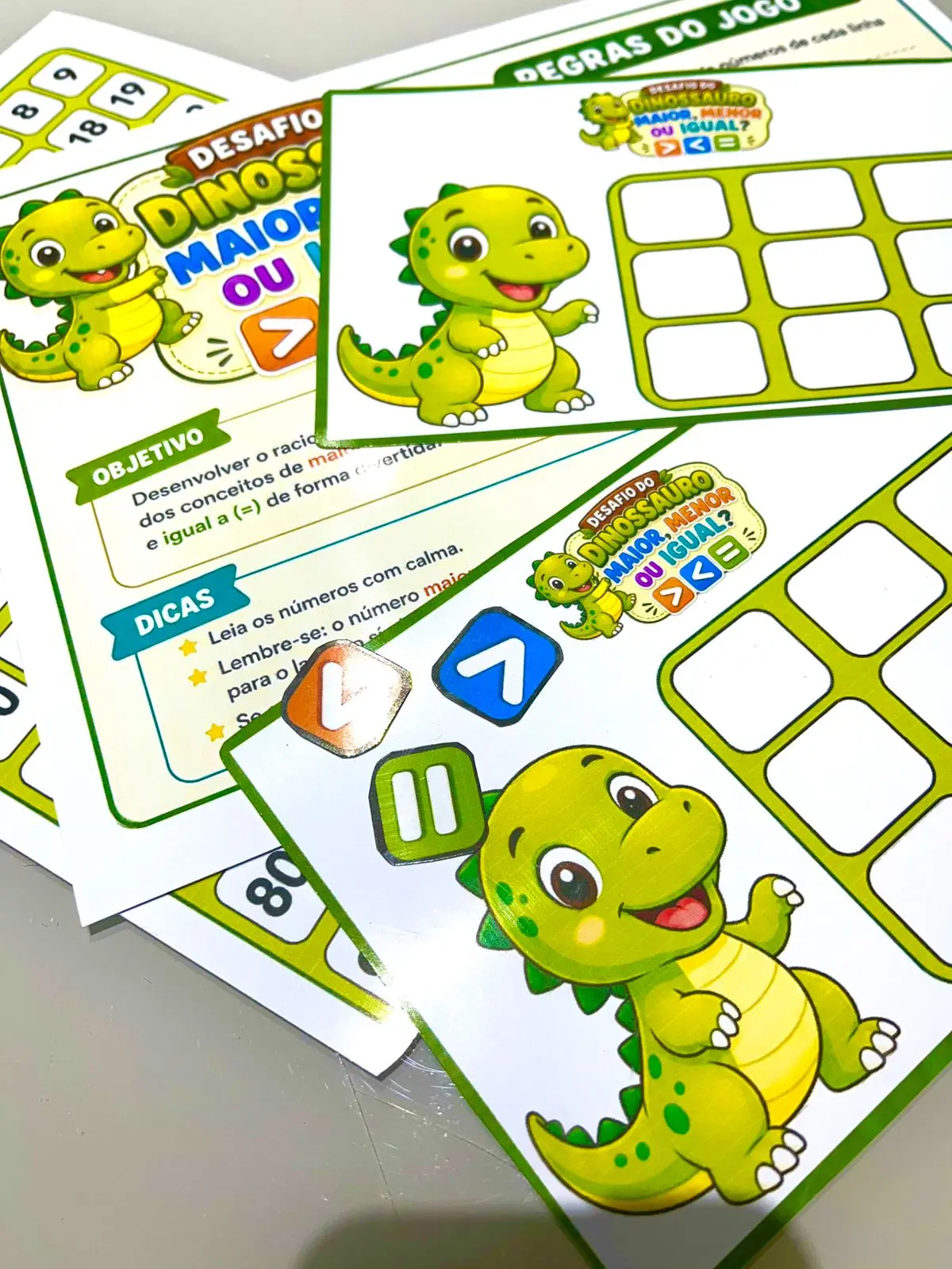 Desafio do dinossauro - APRENDER MAIOR, MENOR E IGUAL — amostra 2: Um jogo pedagógico lúdico, visual e interativo que… Desafio do dinossauro - APRENDER MAIOR, MENOR E IGUAL — amostra 2: Um jogo pedagógico lúdico, visual e interativo que…