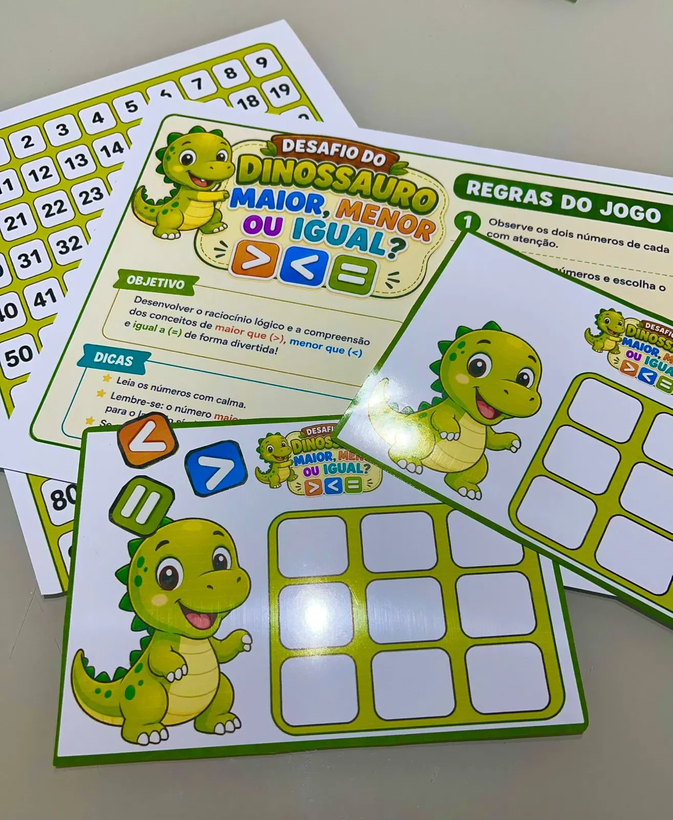 Desafio do dinossauro - APRENDER MAIOR, MENOR E IGUAL — amostra 4: Um jogo pedagógico lúdico, visual e interativo que… Desafio do dinossauro - APRENDER MAIOR, MENOR E IGUAL — amostra 4: Um jogo pedagógico lúdico, visual e interativo que…