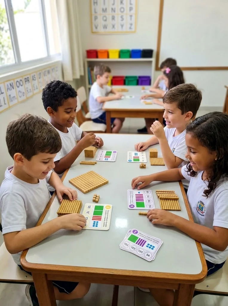 Desafio do Material Dourado | Centenas, Dezenas e Unidades — amostra 3: Desafios de matemática com material dourado para…