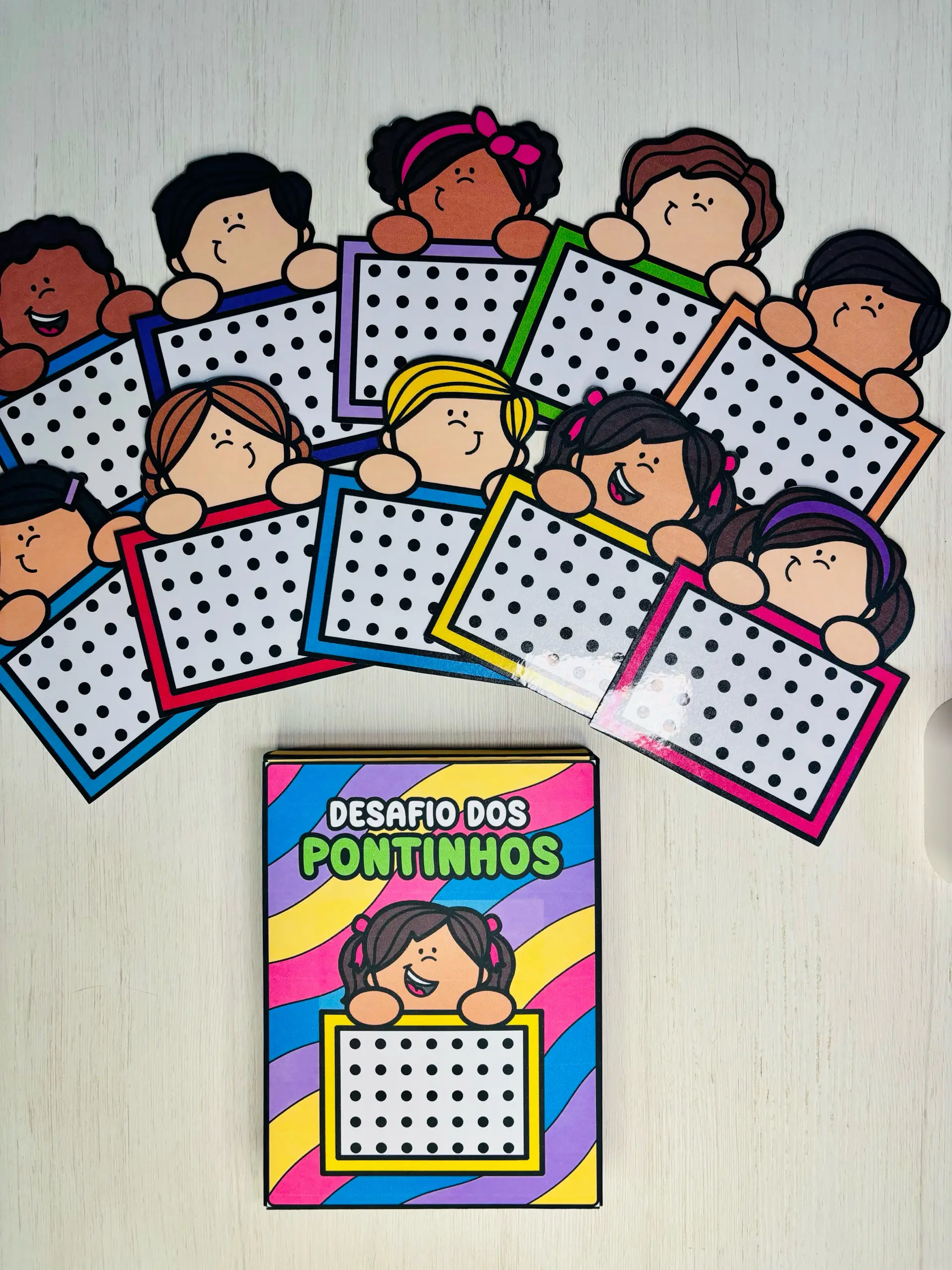 Desafio dos Pontinhos — Jogo Lúdico de Atenção e Raciocínio — amostra 2: Jogo visual e divertido para desenvolver atenção,…