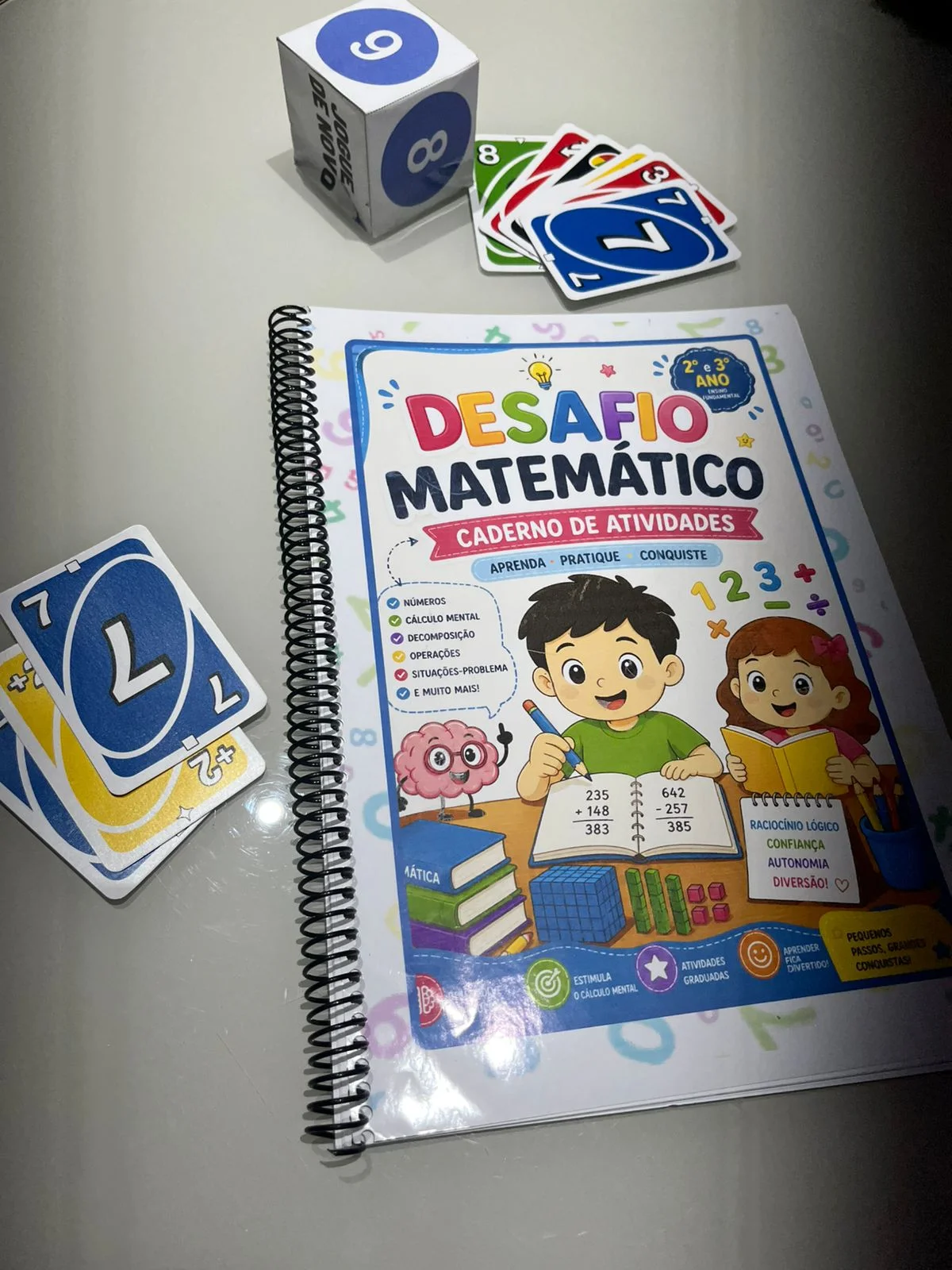 Desafio Matemático – Atividades para 2º e 3º Ano — amostra 3: Caderno de atividades de matemática para 2º e 3º ano com…