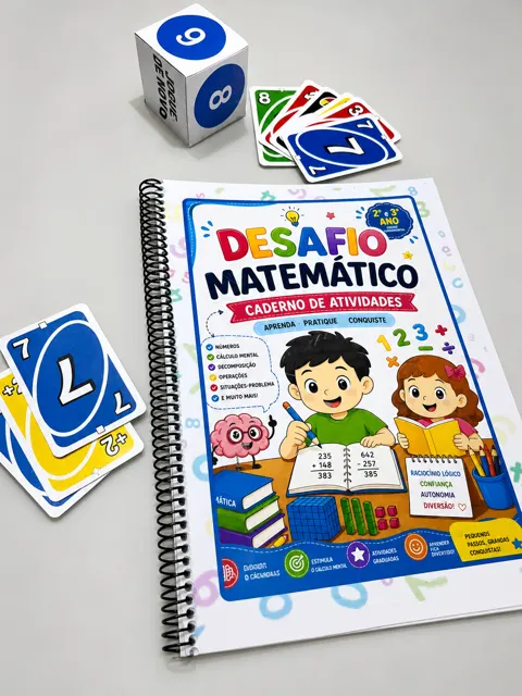 Desafio matemático — capa do material