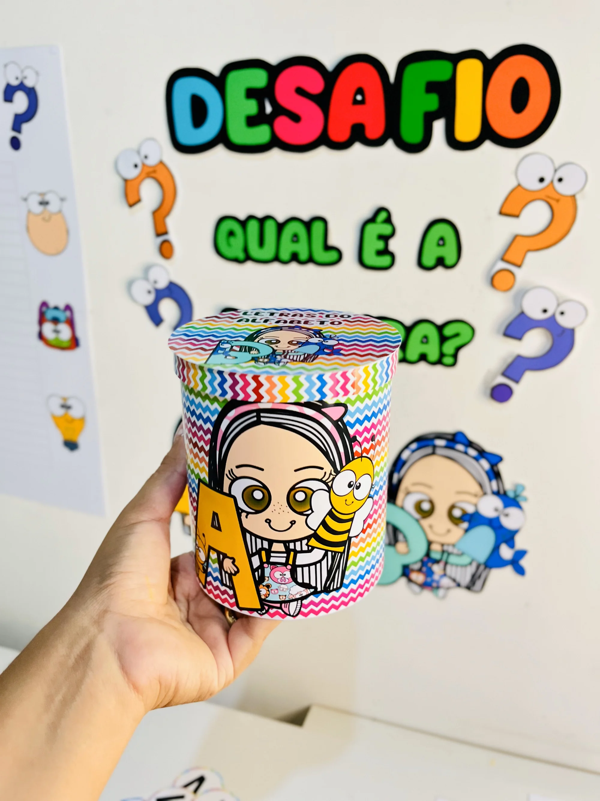 DESAFIO “QUAL É A PALAVRA?” Revenda — amostra 3: Uma atividade divertida e educativa para estimular a alfabetização, a…
