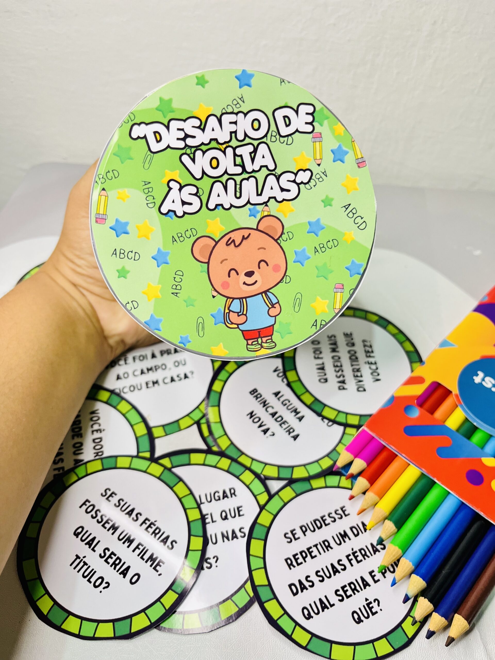 Desafio " volta às aulas na lata" – Material Pedagógico — amostra 2: Formato e entrega