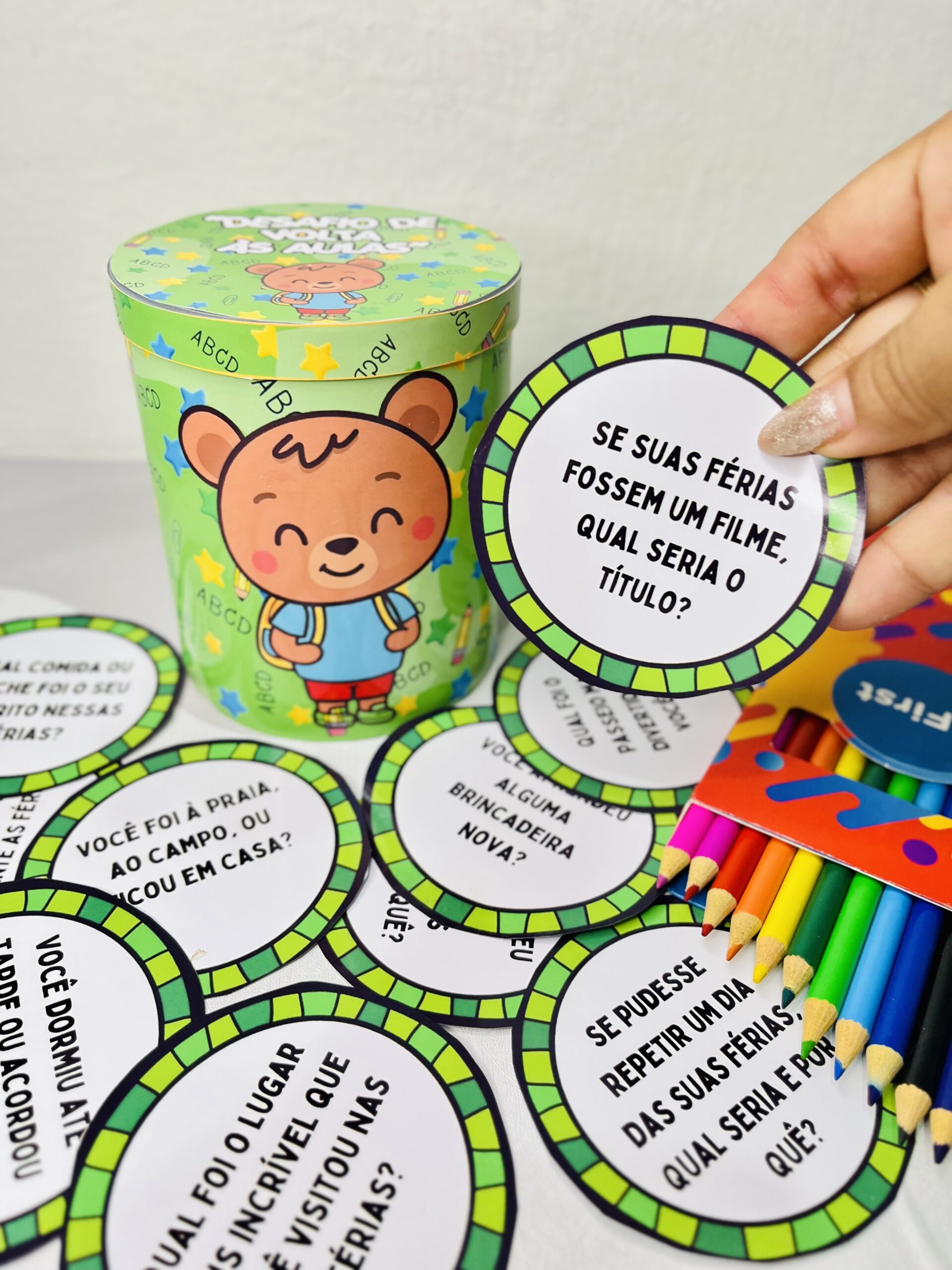 Desafio " volta às aulas na lata" – Material Pedagógico — amostra 3: Atividade interativa para o início do ano letivo, onde…
