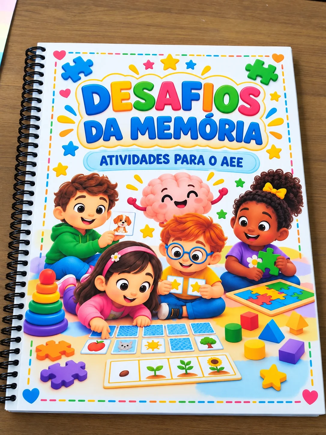 DESAFIOS DA MEMÓRIA – ATIVIDADES PARA O AEE — capa do material