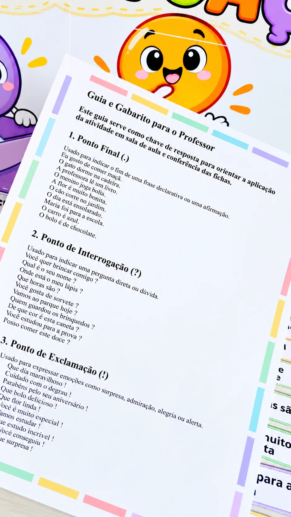 Desafios da Pontuação – Painel Interativo de pontuação de frases — amostra 6: 🌟 POR QUE ESCOLHER ESSE MATERIAL?