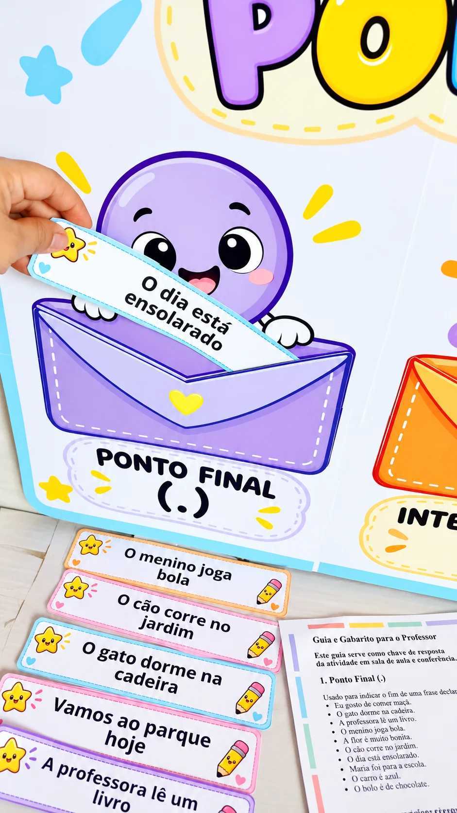 DESAFIOS DA PONTUAÇÃO! RECURSO LÚDICO e DIVERTIDO — amostra 3: Um recurso pedagógico lúdico e divertido para ensinar os…