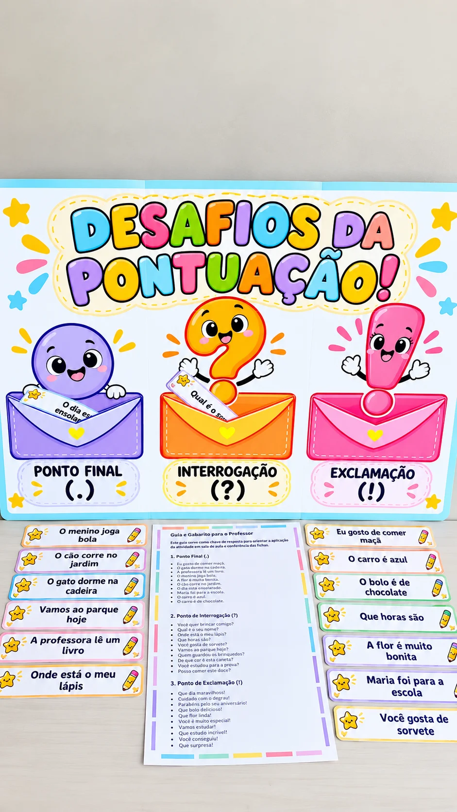 DESAFIOS DA PONTUAÇÃO! RECURSO LÚDICO e DIVERTIDO — capa do material